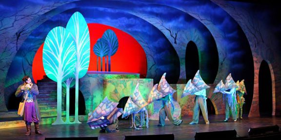 Set of The Hartt School's performance of 'The Magic Flute"
