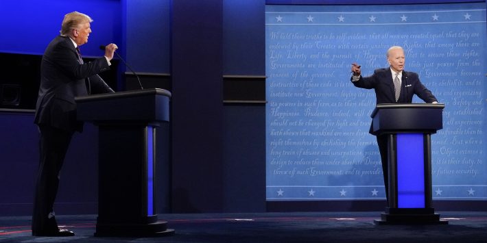 First Presidential Debate Devolves into Chaos