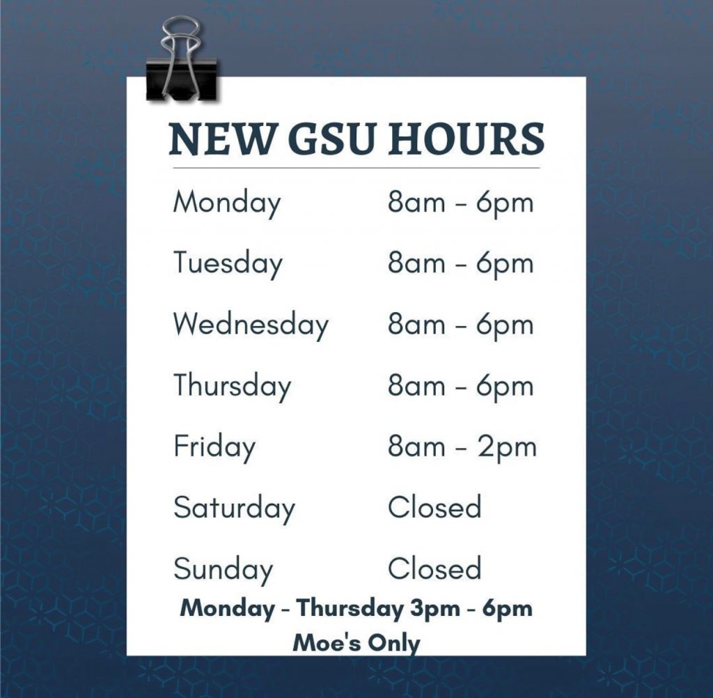 GSU Café hours expanding after Spring Break STN Channel 2