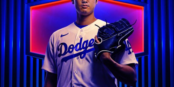 Ohtani in Dodgers Uniform (Per LA Times)